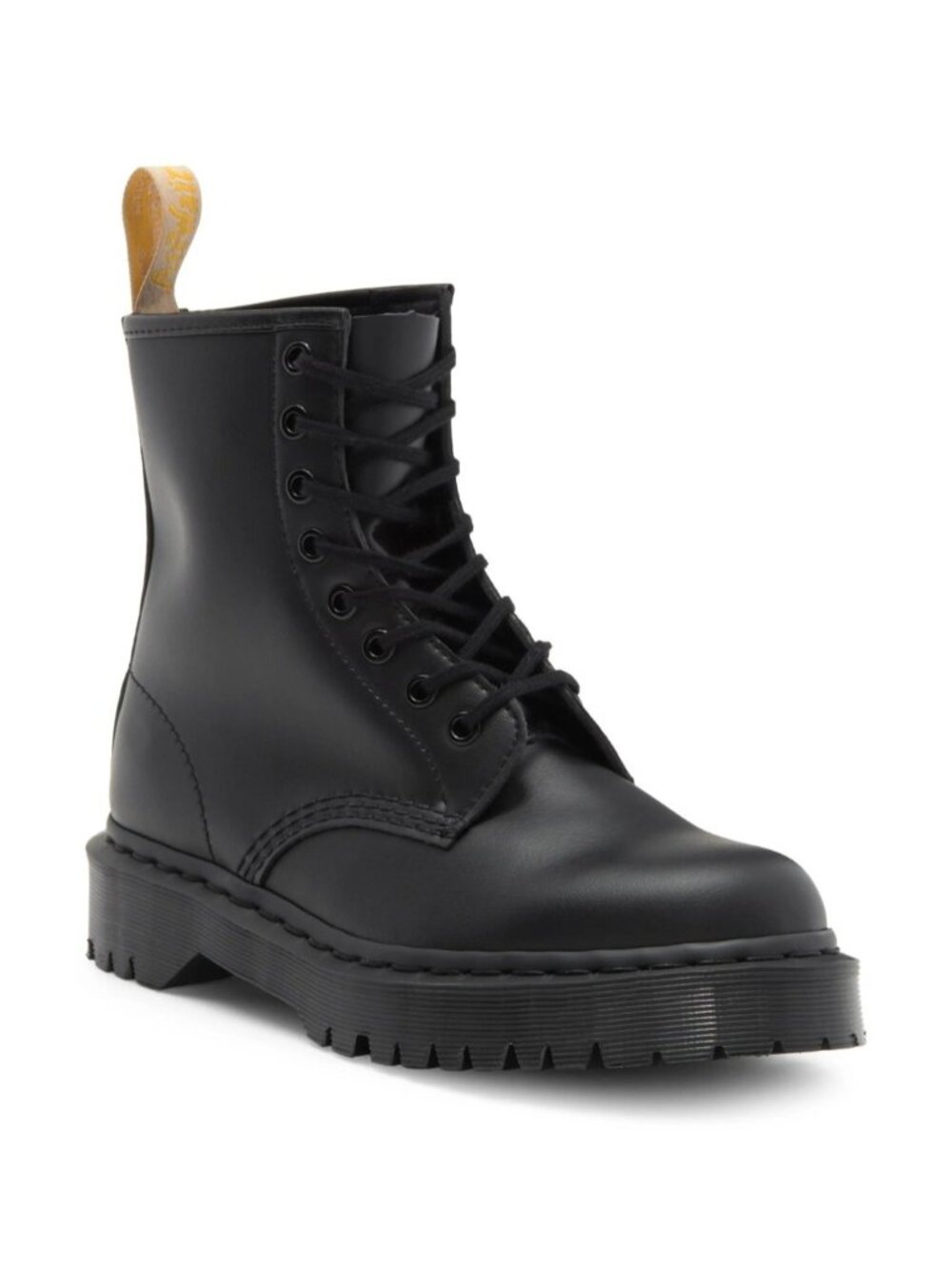 Dr. Martens Vegan 1460 Bex Mono Lace Up Combat Boots Black US Mens 8 / Womens 9 - Picture 1 of 8